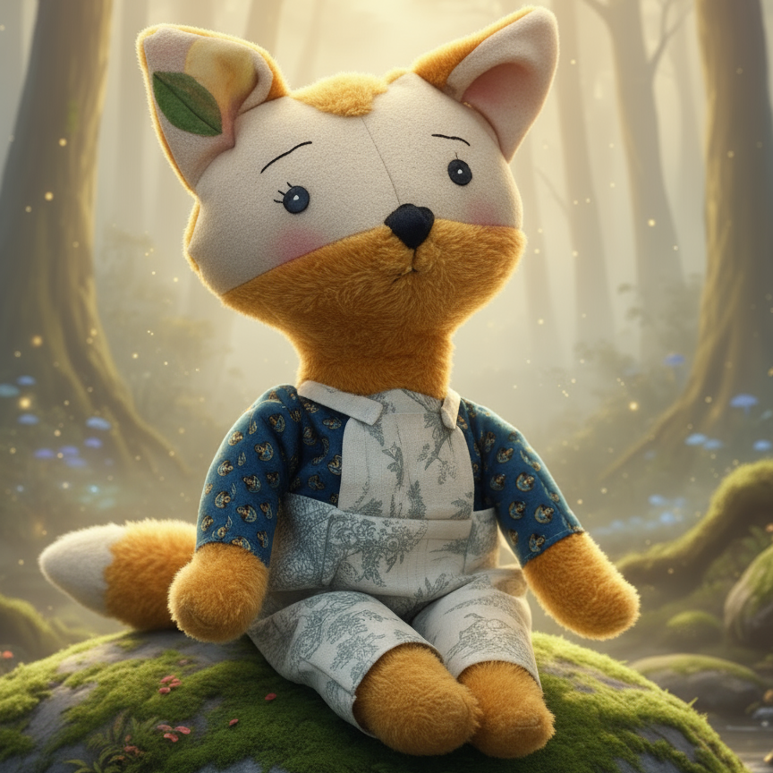 Le duo inséparable – Renard & Poule – Pièces uniques #082 & #083