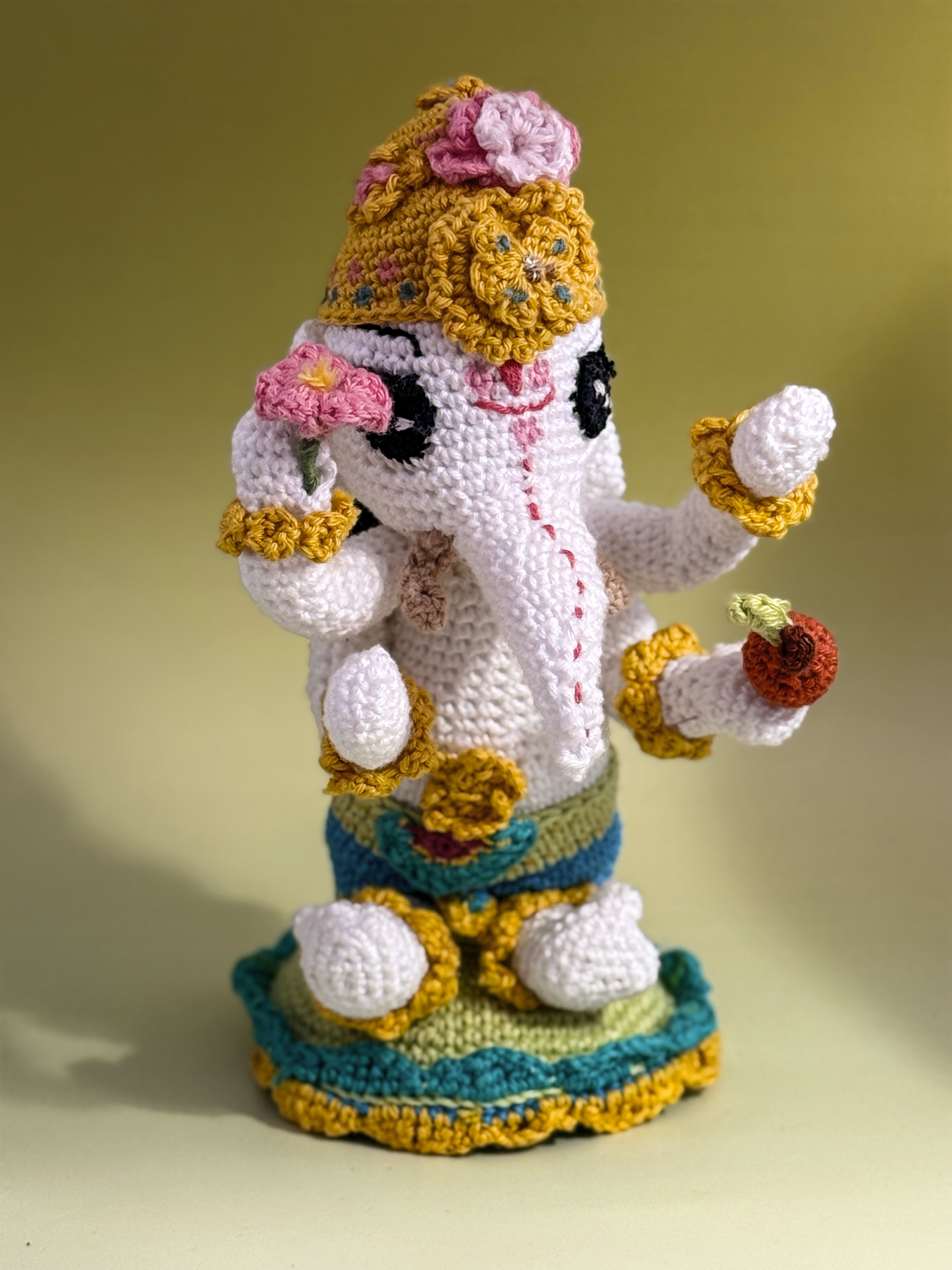 🕉️ Mini Ganesh Yogi – Pièce unique #152