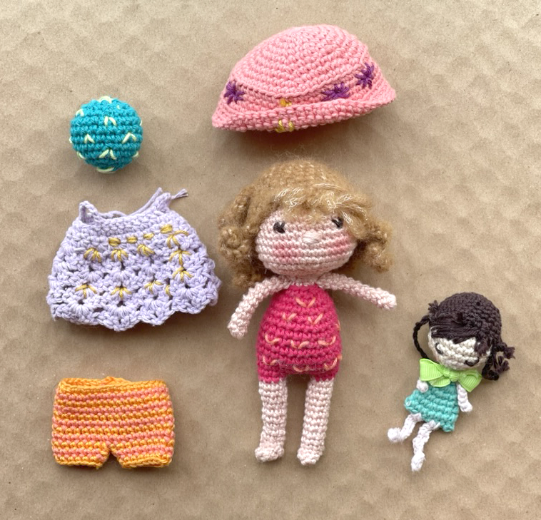 Famille au crochet – Exemple « Papa, Maman & Louise » – Sur mesure