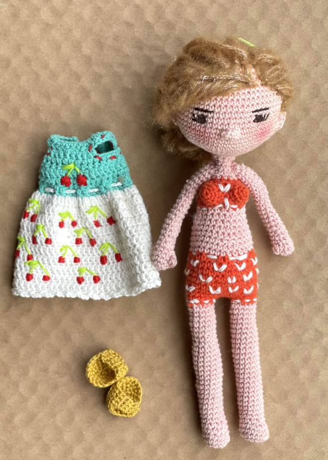 Famille au crochet – Exemple « Papa, Maman & Louise » – Sur mesure