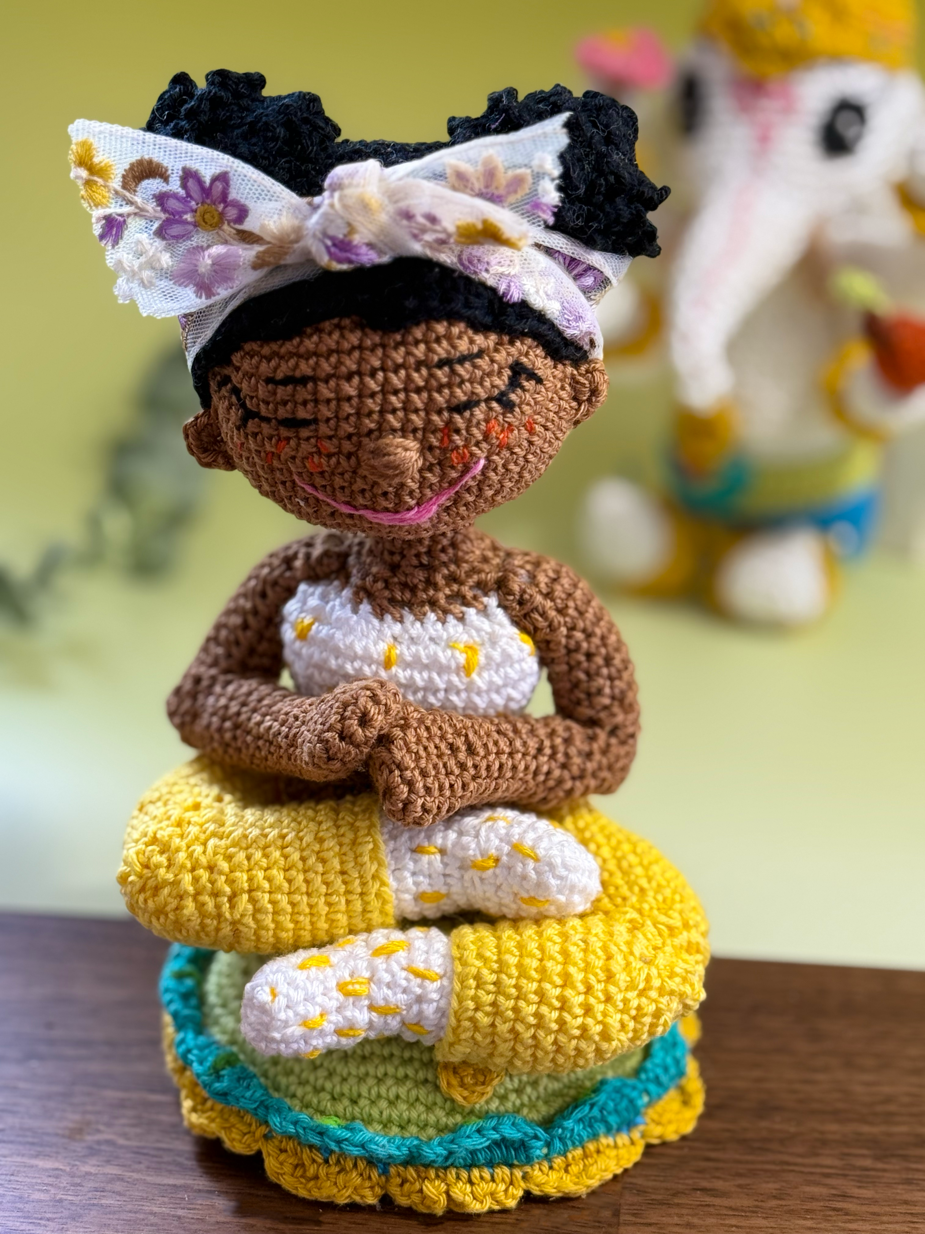 🧘‍♀️ Mini Yogi Lila – Pièce unique #146