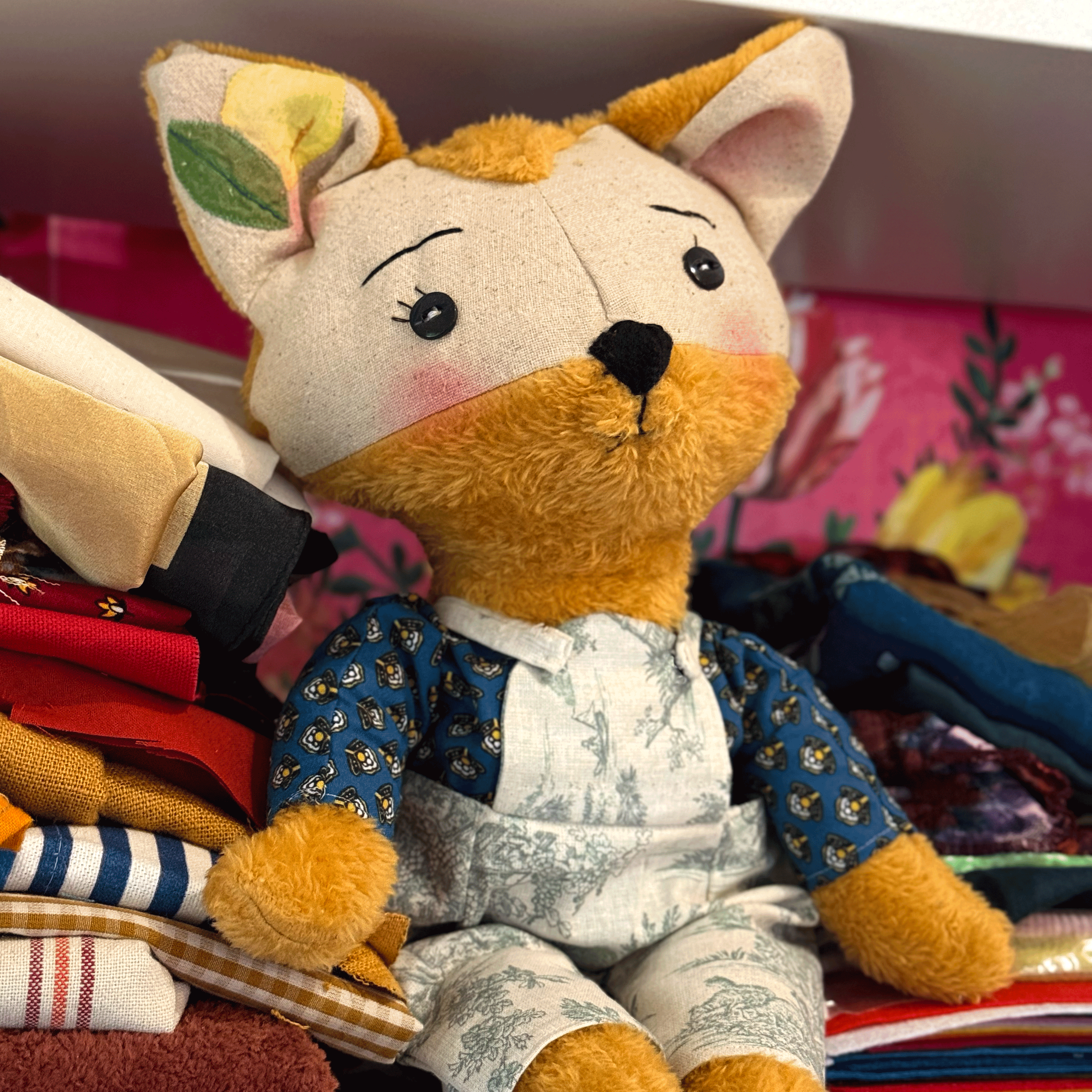 Le duo inséparable – Renard & Poule – Pièces uniques #082 & #083