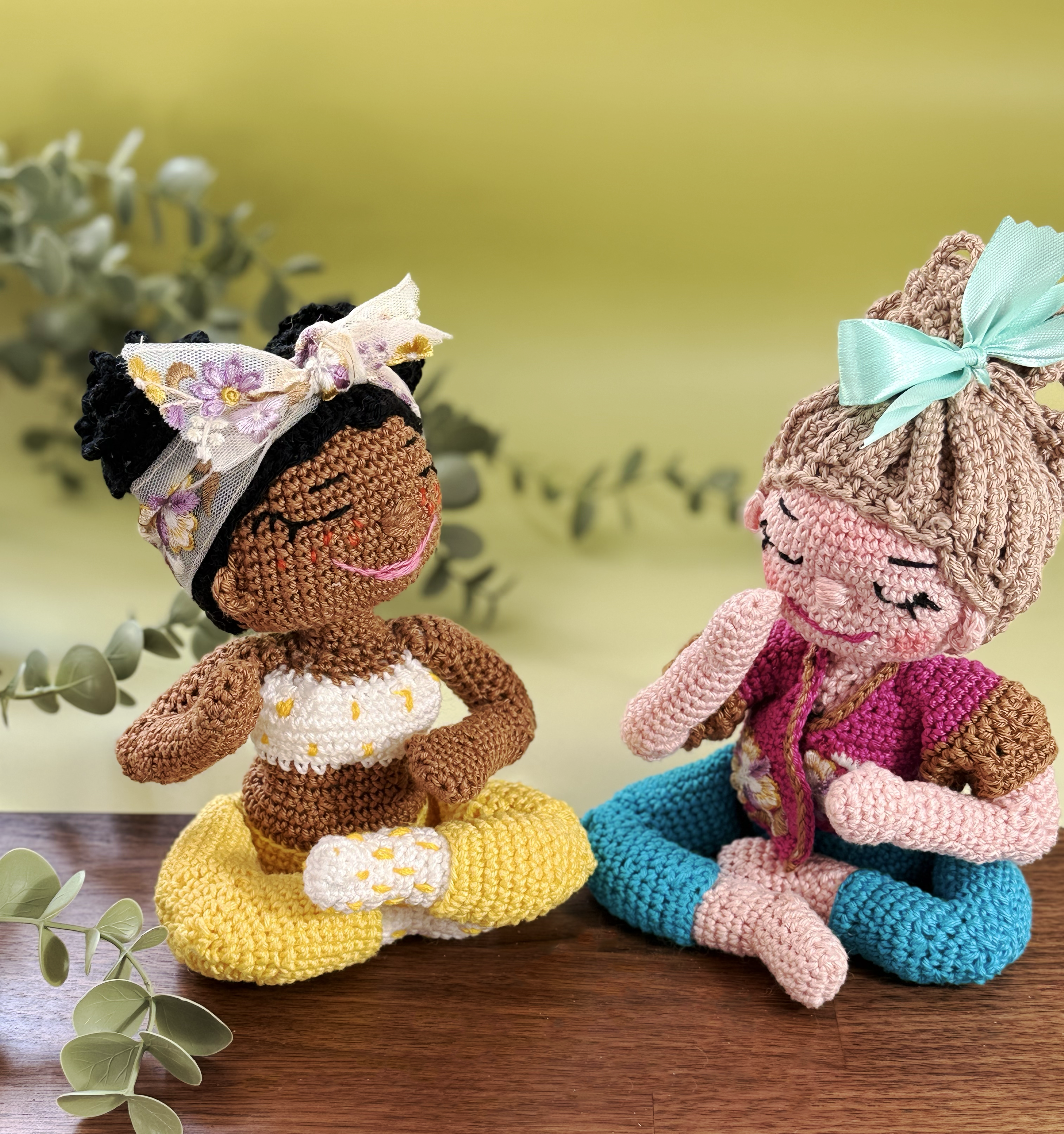 🧘‍♀️ Mini Yogi Lila – Pièce unique #146